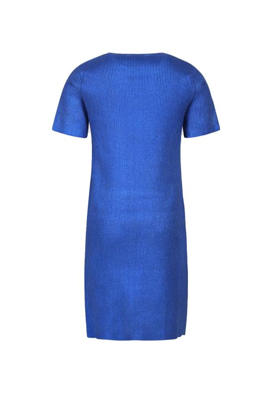  [키즈] 디젤 원피스 로고가 있는 아동용 파란색 드레스 - DIESEL