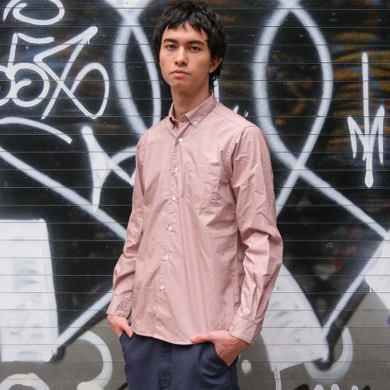  Steven Alan 긴팔 셔츠 스티븐 앨런 싱글 니들  로즈우드 - STEVEN ALAN