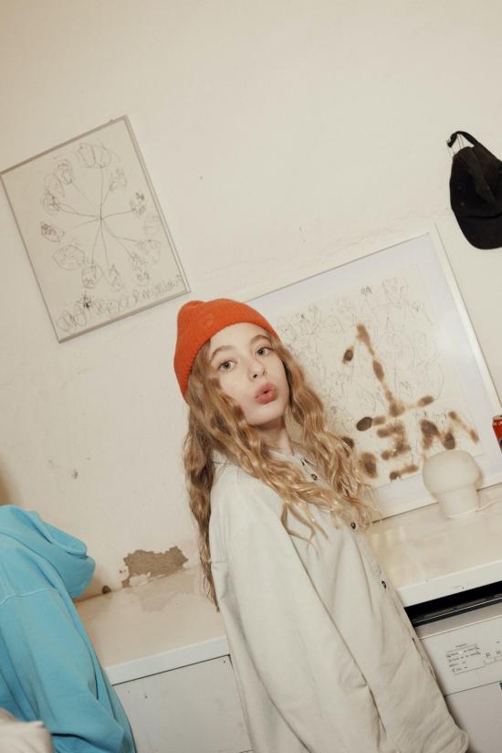  [키즈] Main Story 트레이닝 상의 아동 남녀공용 메인 스토리 버튼다운 셔츠 실버 버치 - OTHER BRANDS