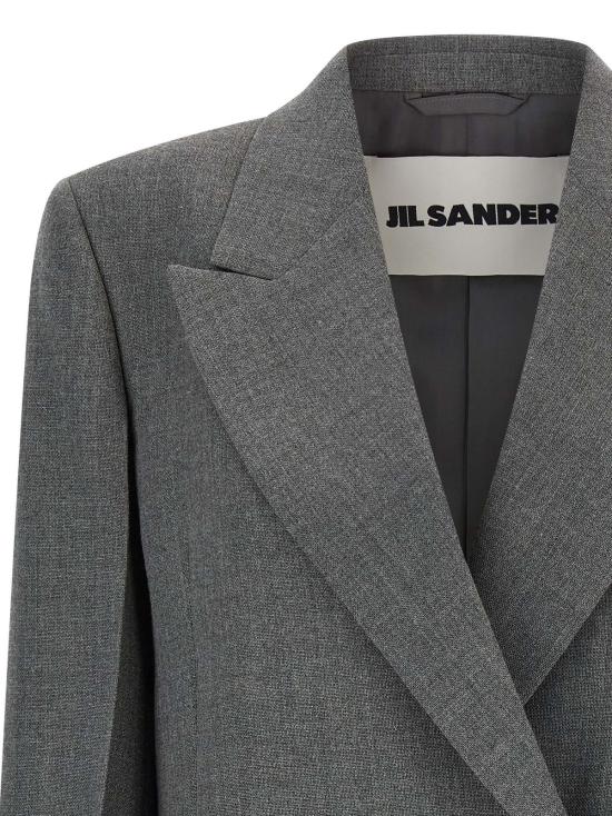  질샌더 수트 자켓 질 샌더 울 블레이저 그레이 - JIL SANDER