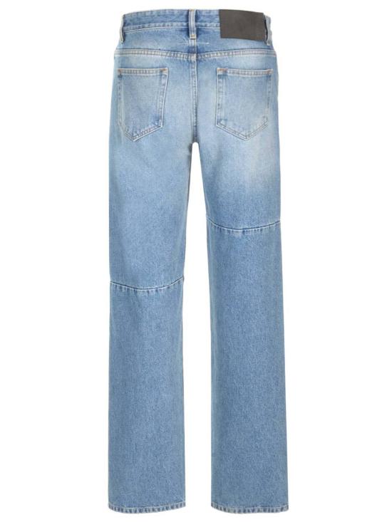  MM6 메종마르지엘라 데님 팬츠 Mm6 메종 마르지엘라 스트레이트 레그 진 블루 - MM6 MAISON MARGIELA