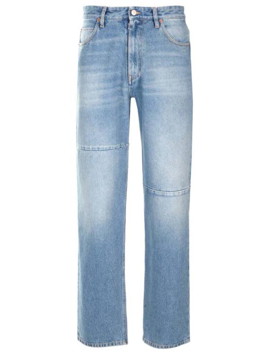  MM6 메종마르지엘라 데님 팬츠 Mm6 메종 마르지엘라 스트레이트 레그 진 블루