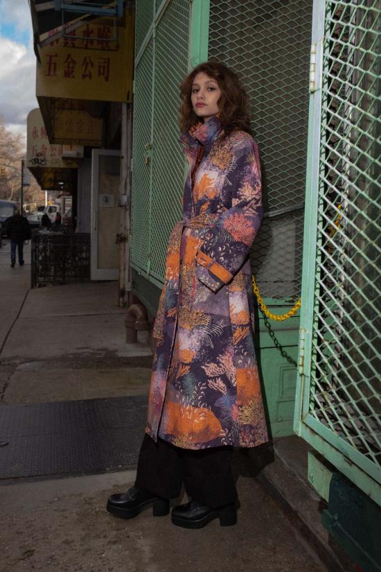  Untitled in Motion 트렌치 코트 제목 없음 움직임 니모니 트렌치 트라문타나 - OTHER BRANDS