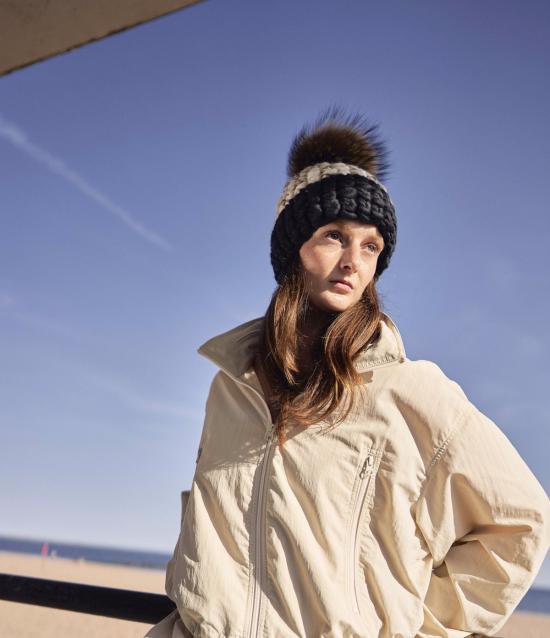  미샤램퍼트 모자 미샤 램퍼트 화이트/마블 | 다크 그레이 + 라콘 XL 폼 - MISCHA LAMPERT