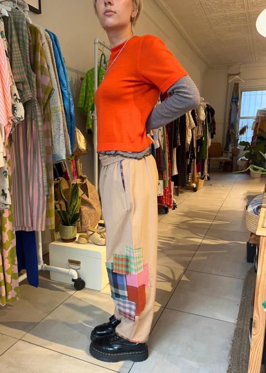  RUJUTA SHETH 스트레이트 팬츠 루주타 셰스 콜라주 팬츠