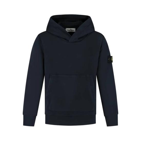  [키즈] 스톤 아일랜드 풀오버 키즈  스웨트셔츠 블랙