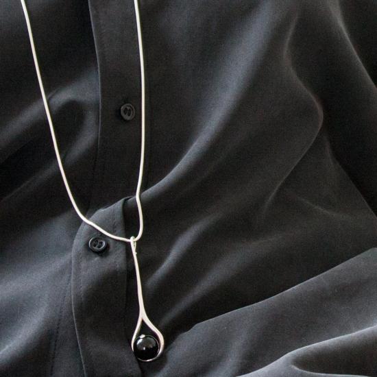  루스 오르티스 목걸이/팬던트 루즈 오르티즈 아게이트 드롭 펜던트 - LUZ ORTIZ