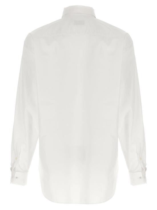  드리스 반 노튼 긴팔 셔츠 Dries Van Noten Croomd  화이트 - DRIES VAN NOTEN