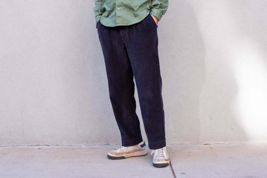  Steven Alan 수트 팬츠 스티븐 앨런 펀드  네이비 - STEVEN ALAN