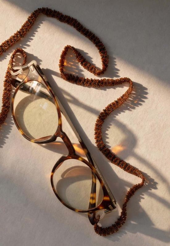  IKKIVI 안경 이키비 브라운 비즈 선글라스 체인 - OTHER BRANDS