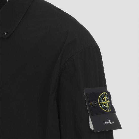  스톤 아일랜드 자켓 폴리에스터 재킷 블랙 - STONE ISLAND
