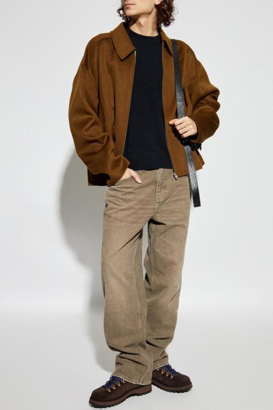  아크네 스튜디오 스웨터 로고 울  블랙 - ACNE STUDIOS