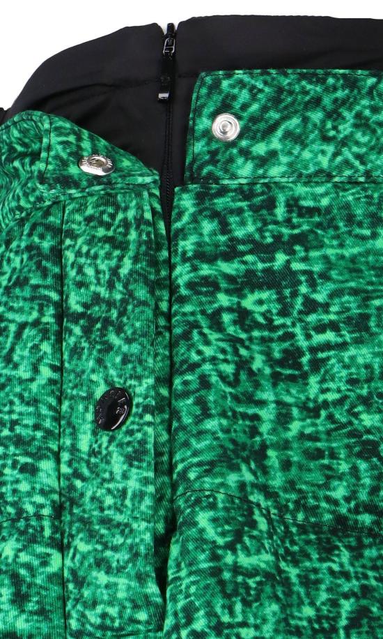  몽클레어 숏 스커트 몽클레르 X J.W. 앤더슨 미니 프린트 스커트 그린 - MONCLER