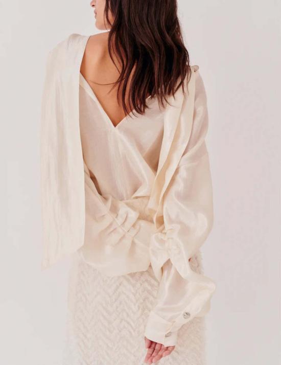  더 가먼트 블라우스 가먼트 포르차 셔츠 마카다미아 - THE GARMENT