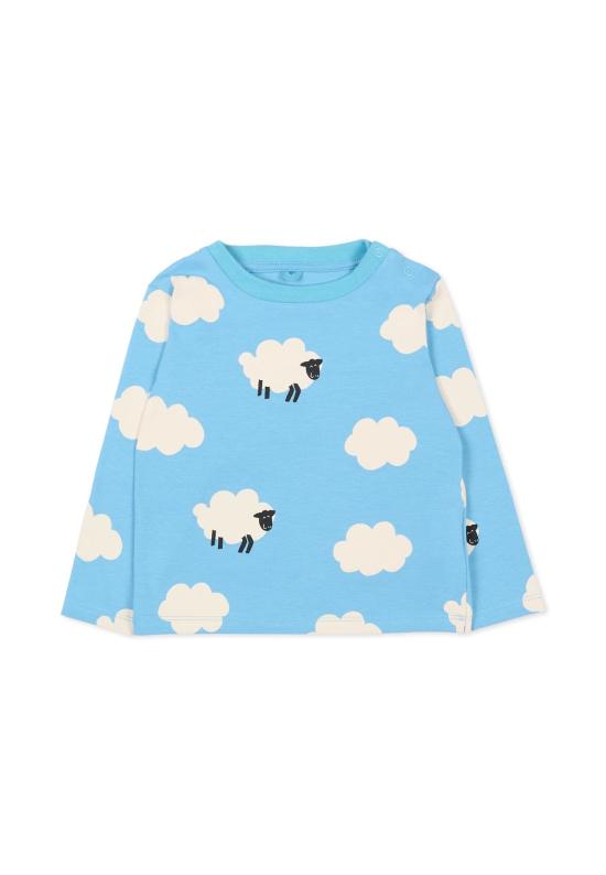  [키즈] 스텔라 맥카트니 탑 스텔라 매카트니 아동용 라이트 블루 양 프린트 티셔츠 (연한 파란색)