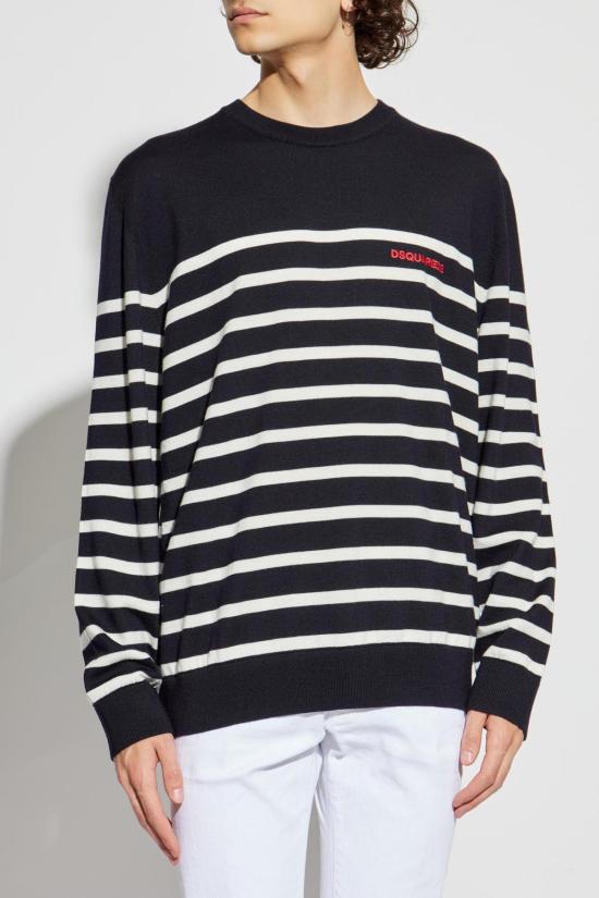  디스퀘어드2 스웨터 Dsquared2 로고 멀티컬러 - DSQUARED2