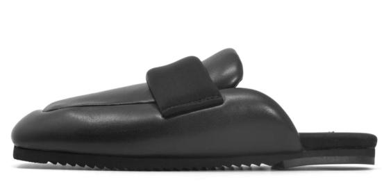  로암 로퍼 롬 퍼피 로프  뮬 블랙 비건 가죽 - ROAM