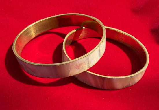  IKKIVI 커프스 링크/타이 홀더 이키비 펄 펙트 뱅글 세트 오프 화이트 뱅글 - OTHER BRANDS