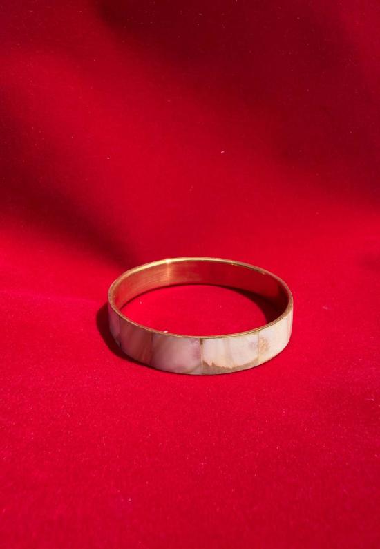  이키비 커프스 링크/타이 홀더 펄 펙트 뱅글 세트 오프 화이트 뱅글 - IKKIVI