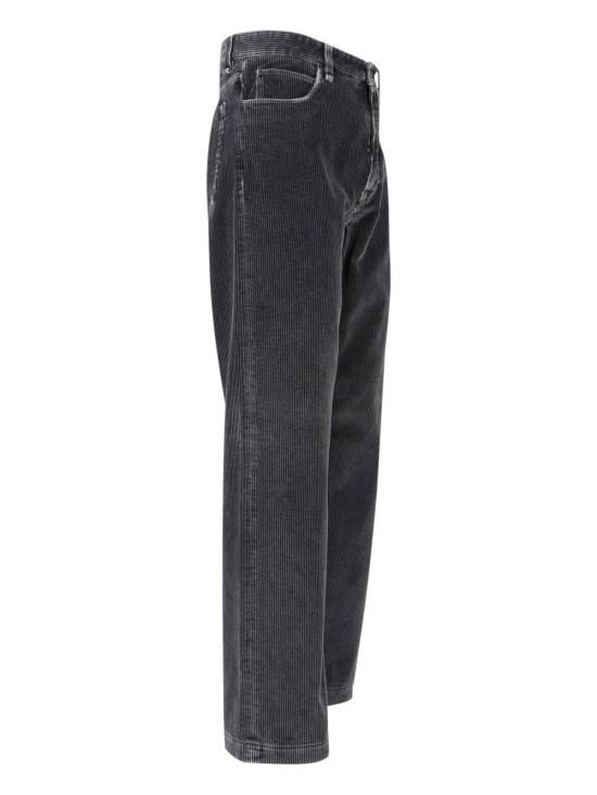  펜디 데님 팬츠 FF 스트레이트 진 블랙 - FENDI