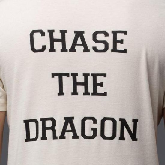  팔미에 뒤 말 반팔 티셔츠 크로스비 스트리트 크랙헤즈 그래픽 티셔츠 오프 화이트 - PALMIERS DU MAL