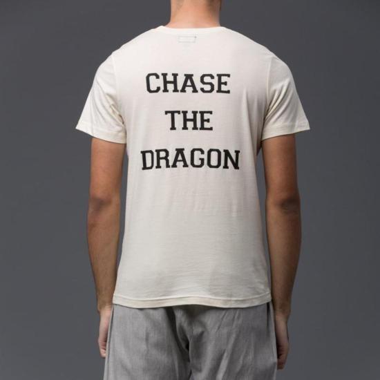  팔미에 뒤 말 반팔 티셔츠 크로스비 스트리트 크랙헤즈 그래픽 티셔츠 오프 화이트 - PALMIERS DU MAL