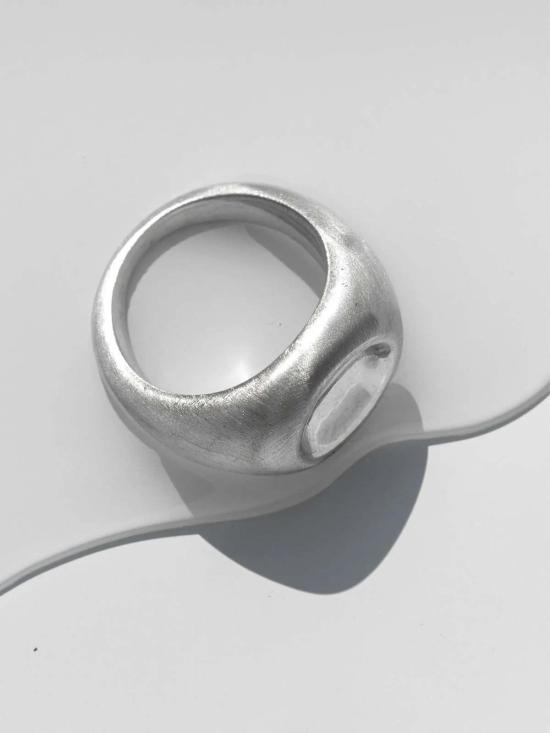  만시 반지 마안시 미러 돔 링 - MAANCY