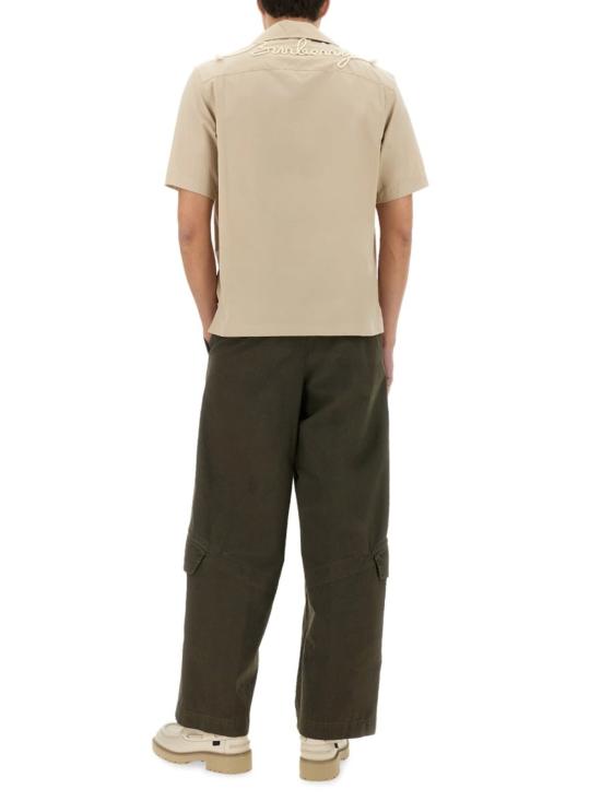  버버리 반팔 셔츠 하바나 셔츠 베이지 - BURBERRY