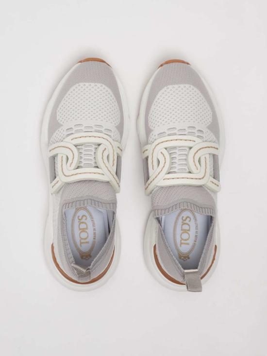  토즈 스니커즈 체인 디테일 슬립온  그리지오/비앙코 - TODS