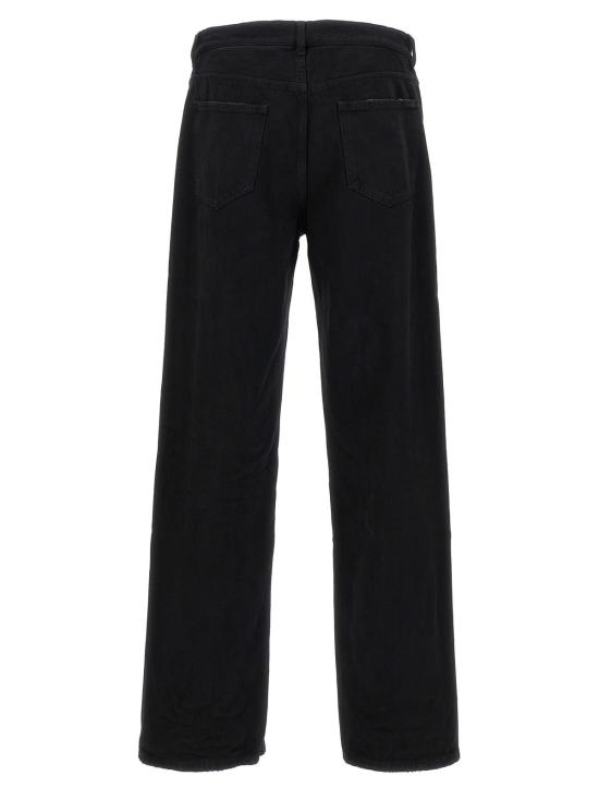  생로랑 데님 팬츠 익스트림 배기 진 카본 블랙 - SAINT LAURENT