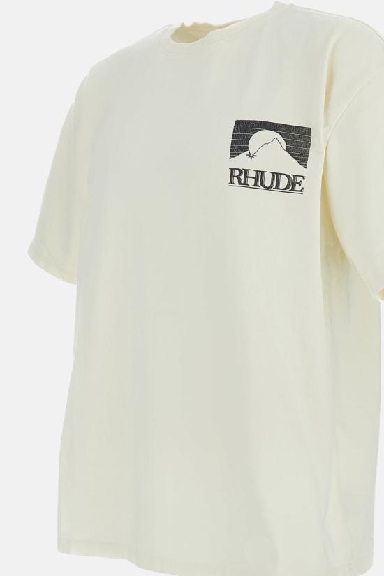  루드 반팔 티셔츠 문라이트 티셔츠 빈티지 화이트 - RHUDE