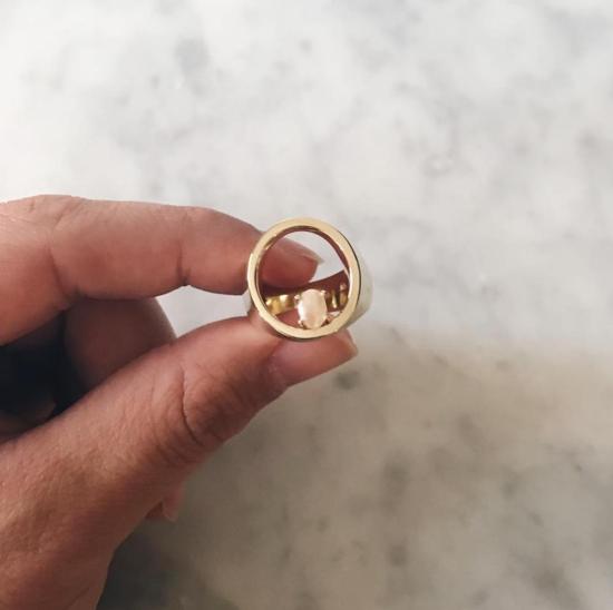  타린 토마스 반지 찰스 링 옐로우 브라스 - TARIN THOMAS