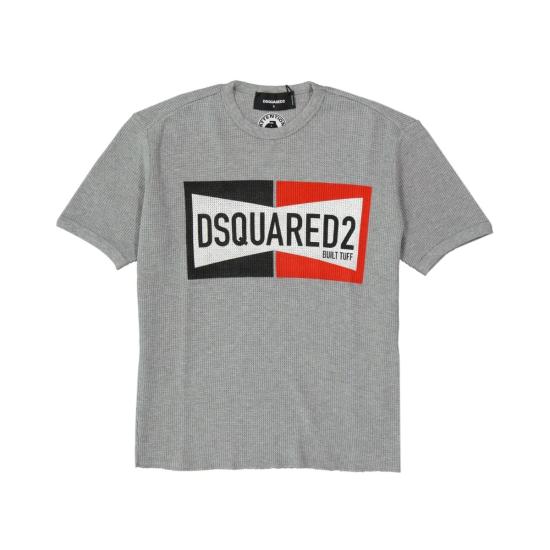  디스퀘어드2 반팔 티셔츠 Dsquared2 로고 티셔츠 (회색)