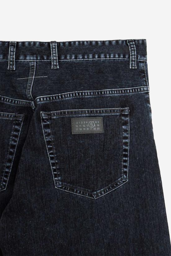  MM6 메종마르지엘라 데님 팬츠 Mm6 Maison Margiela 청바지 블랙 - MM6 MAISON MARGIELA