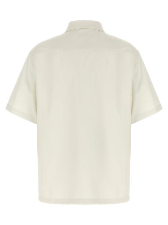  지방시 반팔 셔츠 로고 자수  아이보리 - GIVENCHY