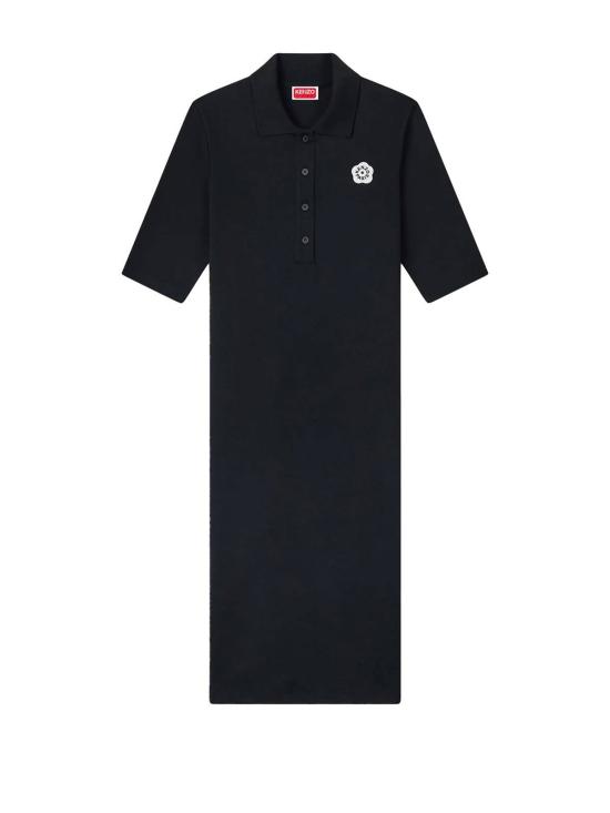  겐조 미디 원피스 켄조 드레스 블랙