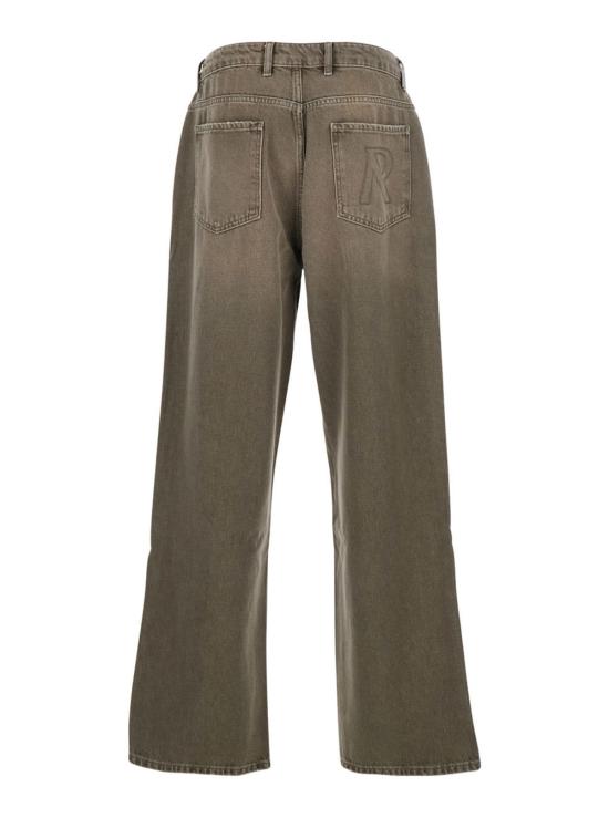  리프레젠트 데님 팬츠 벨트 루프와 뒷면에 로고 자수가 있는 R3 진을 소개합니다. - REPRESENT