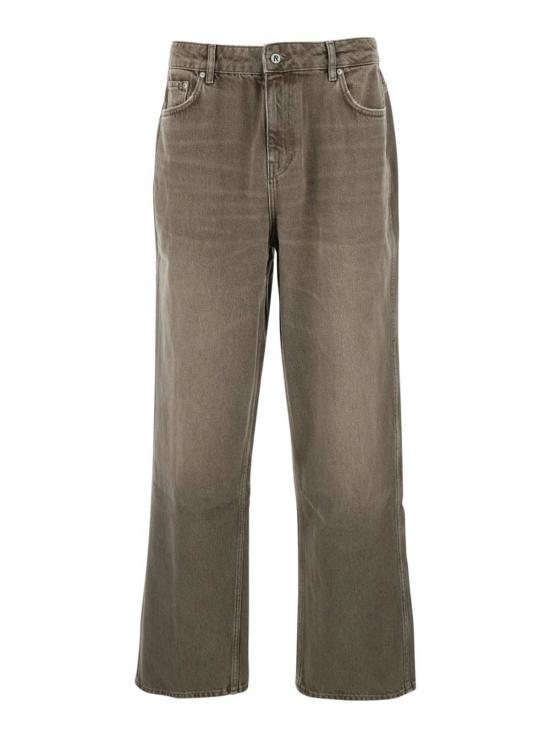  리프레젠트 데님 팬츠 벨트 루프와 뒷면에 로고 자수가 있는 R3 진을 소개합니다.