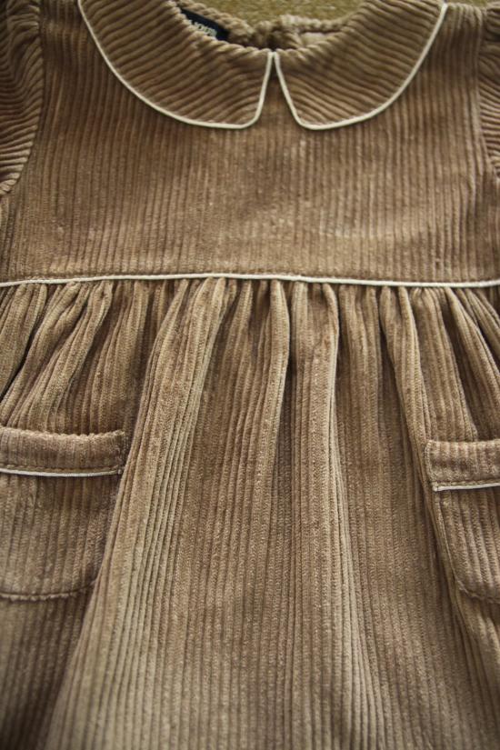  [키즈] Bien Bien 셔츠 키즈 비엔비엔 봉쥬르 튜니크 코듀로이 블라우스 카라멜 - OTHER BRANDS