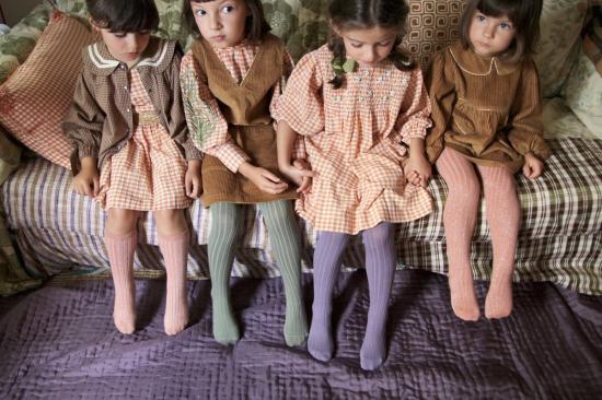  [키즈] Bien Bien 셔츠 키즈 비엔비엔 봉쥬르 튜니크 코듀로이 블라우스 카라멜 - OTHER BRANDS