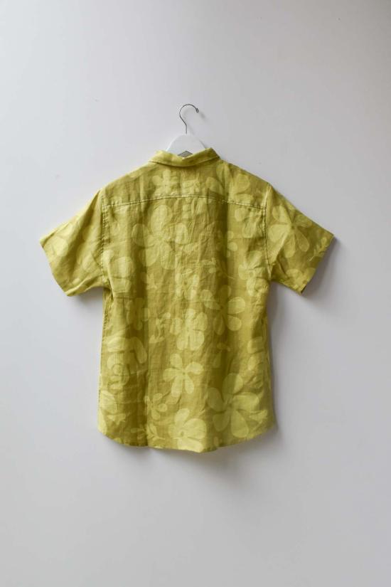  at Dawn. 셔츠 새벽에. 린넨 꽃무늬 셔츠 - AT DAWN.