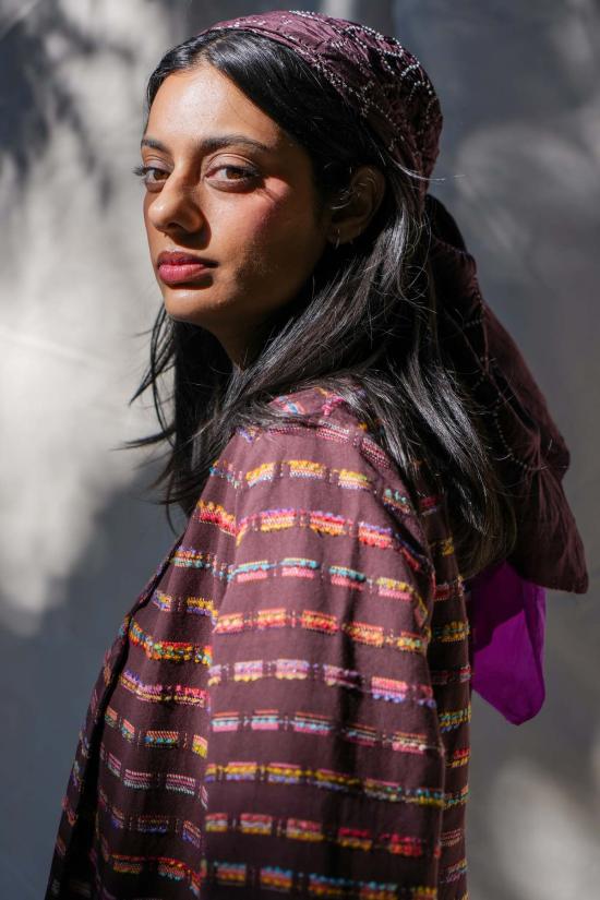  아바카시 수트 자켓 소프트 자카드 블레이저 - ABACAXI