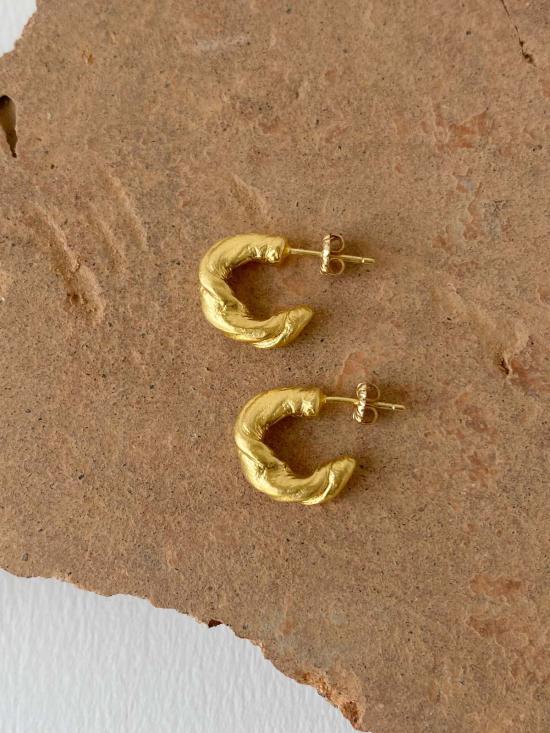  머큐리얼 스튜디오 이어링 머큐리얼 뉴욕 프렌치 플라워 비비 후프