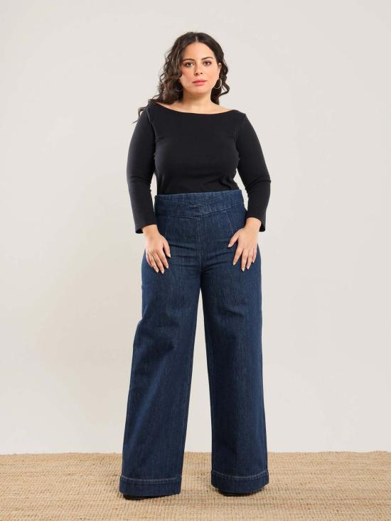  나지라 데님 팬츠 나흘라 - NAZEERAH