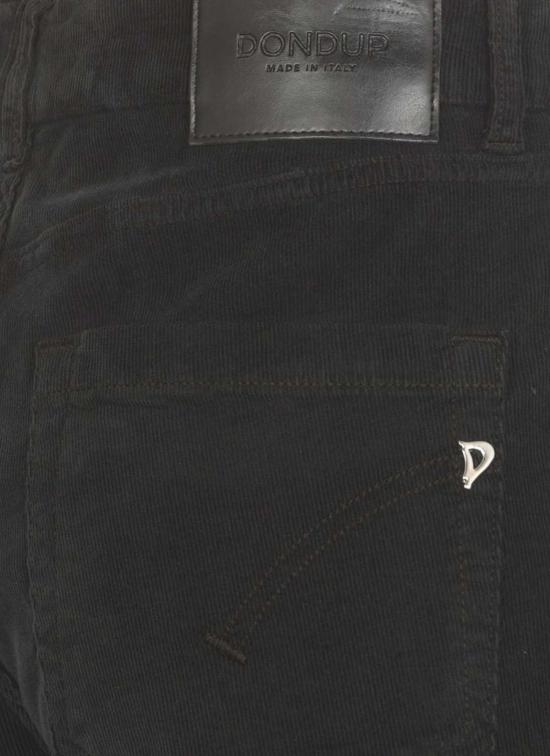  돈답 스트레이트 팬츠 돈둡 쿤스 봇 지오이 스웨트 팬츠 블랙 - DONDUP