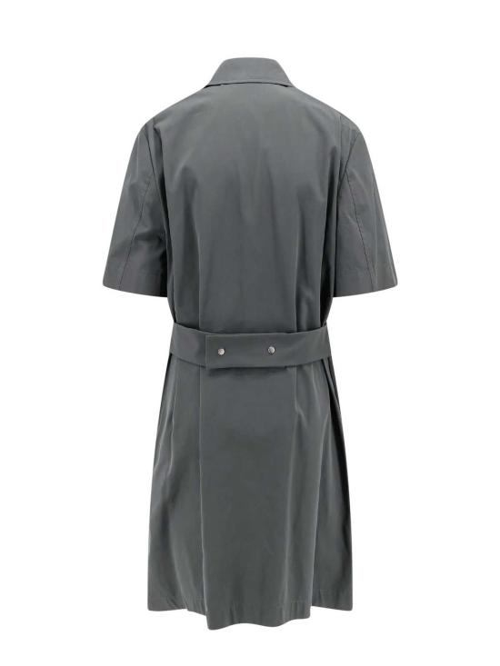  버버리 미디 원피스 드레스 그레이 - BURBERRY