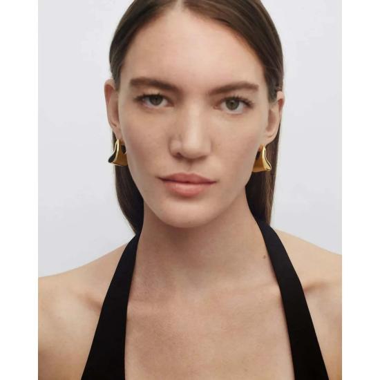  피디파올라 이어링 Pdpaola 이비자 후프 귀걸이 골드 - PD PAOLA