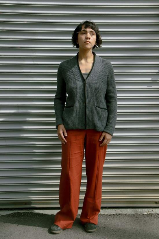  jean jones 스트레이트 팬츠 진 존스 컬렉션 유니섹스 린넨 메이 팬츠 - OTHER BRANDS