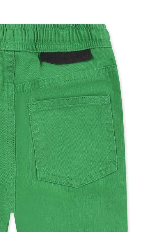  [키즈] 스텔라 맥카트니 트레이닝/조거 팬츠 스텔라 매카트니 아동용 로고  (녹색) - STELLA MCCARTNEY