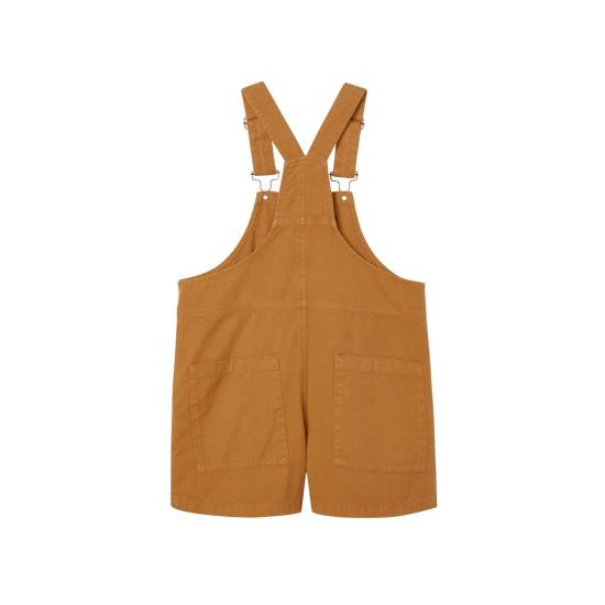  [키즈] 메인 스토리 오버롤 키즈  슬라우치 핏 멜빵바지 애플 시나몬 - MAIN STORY